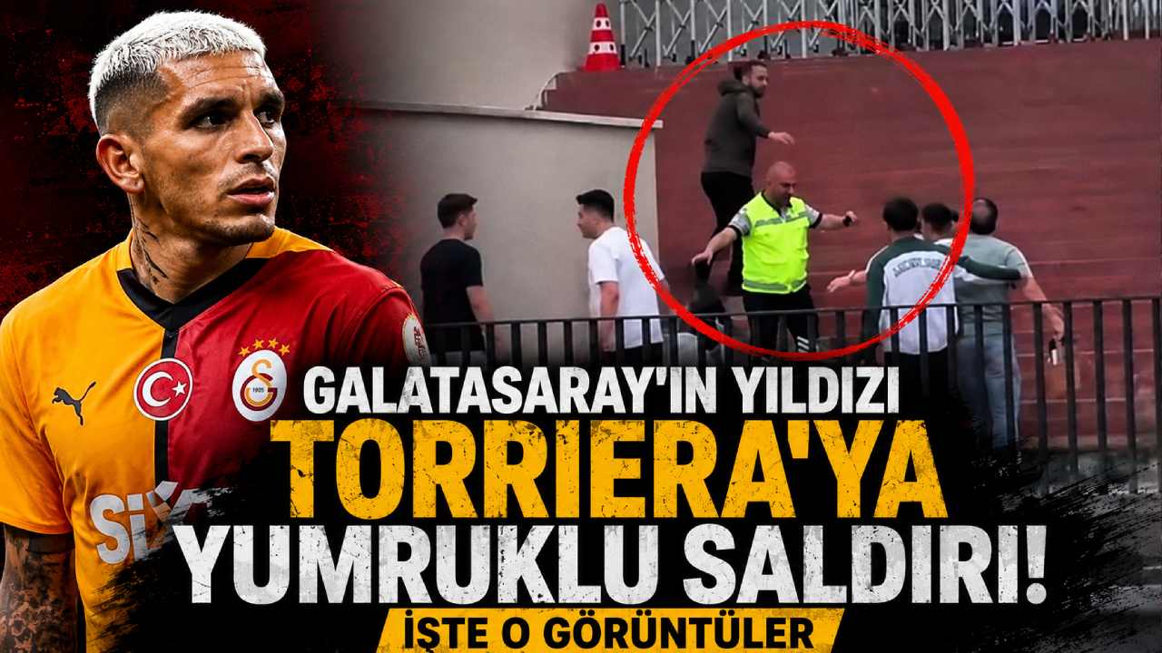 Galatasaray'ın yıldızı Torriera'ya yumruklu saldırı: İşte o görüntüler